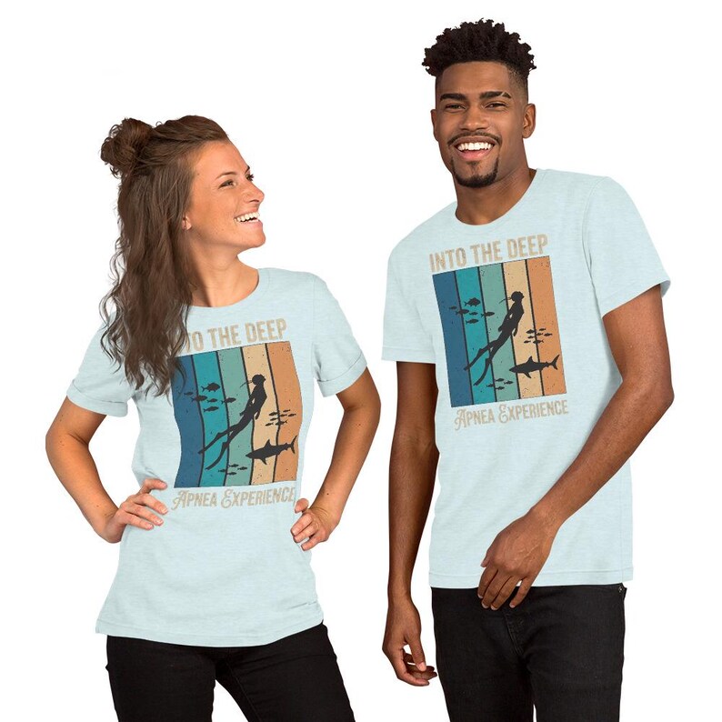 Naudic Into the deep Apnea / Freediving Experience Unisex-T-Shirt