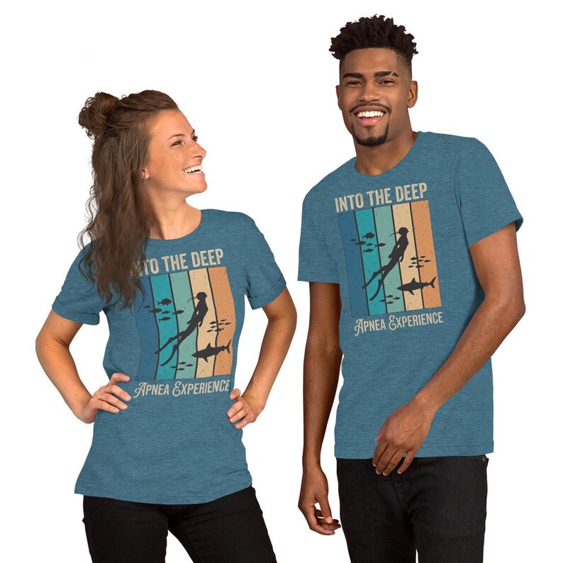 Naudic Into the deep Apnea / Freediving Experience Unisex-T-Shirt