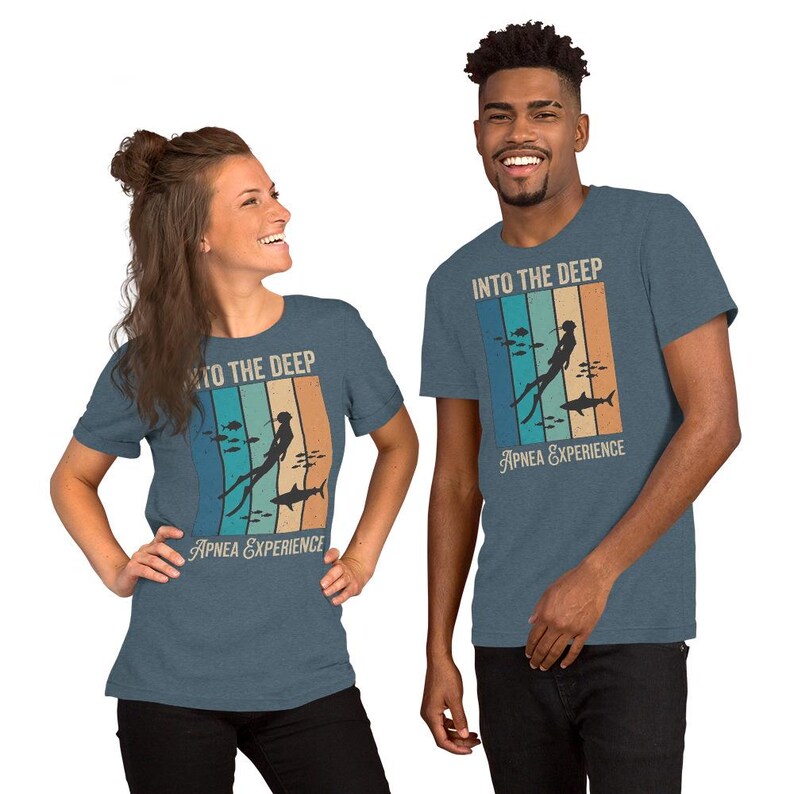 Naudic Into the deep Apnea / Freediving Experience Unisex-T-Shirt