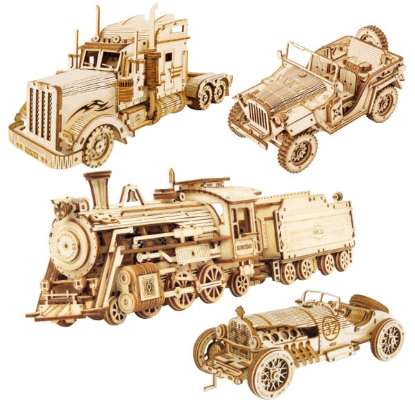 3D Puzzle Wooden Assembly Block Toy main image 0