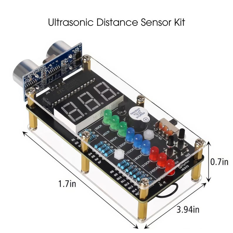 DIY Ultrasonic Distance Indicator Kit (HC-SR04) | STEM Soldering ...