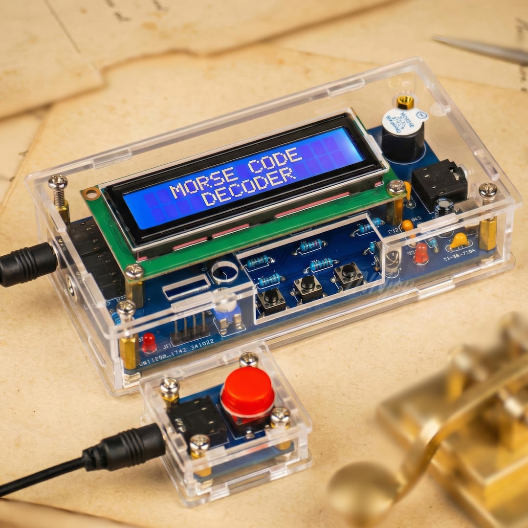 DIY Morse Code Decoder Kit with LCD - Etsy Portugal