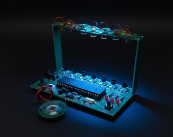 Laser Harp DIY Music Kit – 7-String Laser Piano Soldering Project For Student Education, STEM Learning & Music Player
