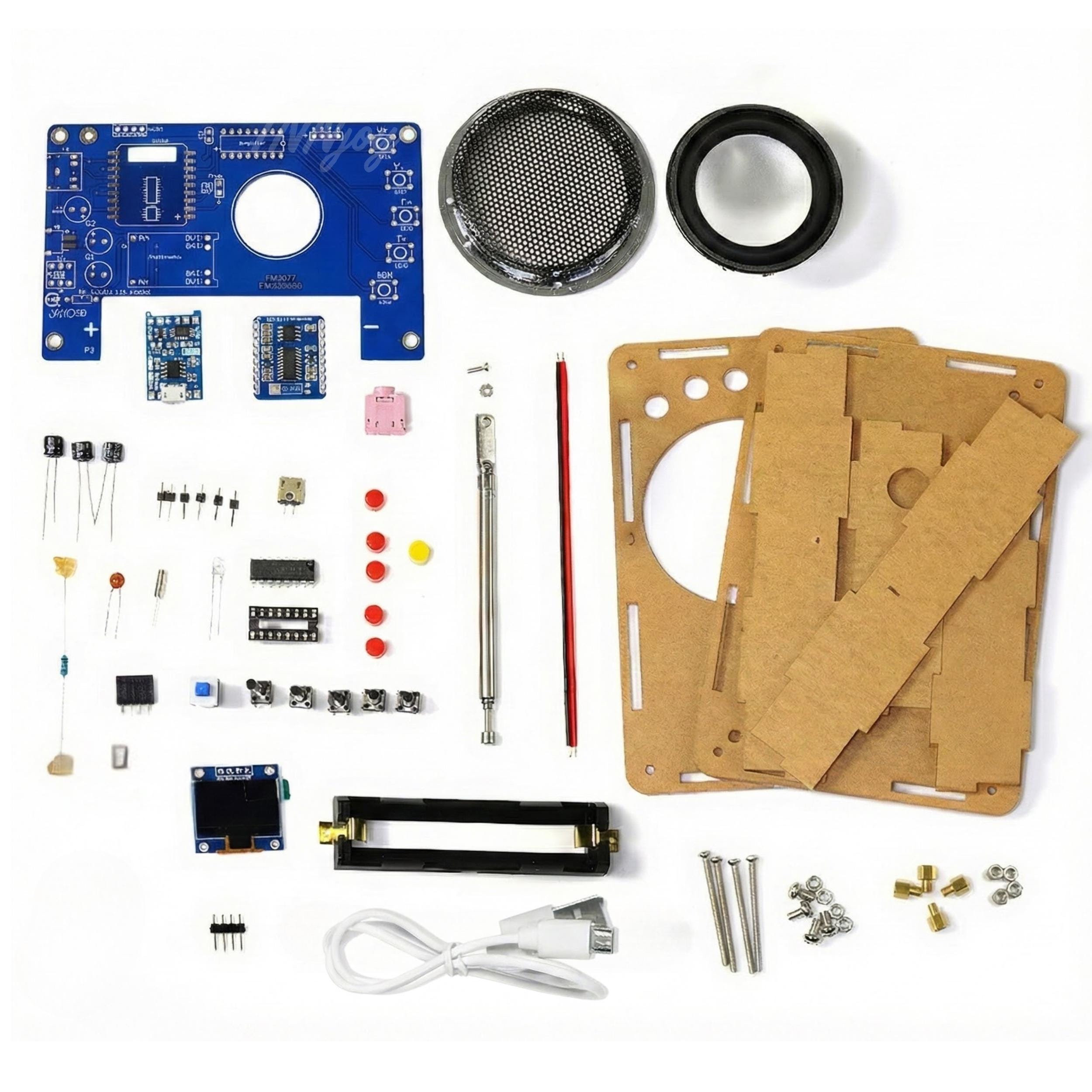 Kit Oled DIY OLED FM Radio Soldering Kit 87–108mhz| - Etsy