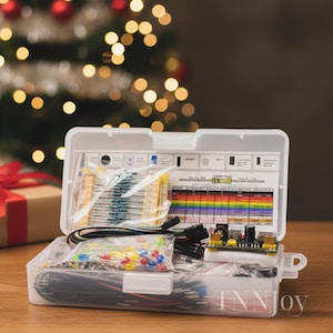 DIY Electronics Starter Kit, Breadboard, LEDs, STEM Projects
