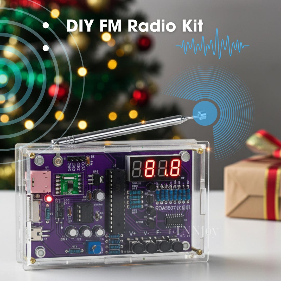 DIY FM Radio Soldering Kit With Clear Case for Adults - Etsy Australia
