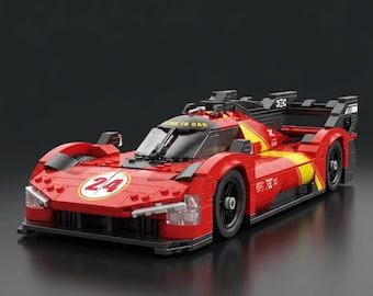 DIY Stem Racing Car Building Block Kit 1370 Pcs