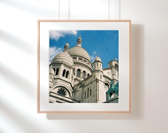 Montmartre Paris Architecture Film Print