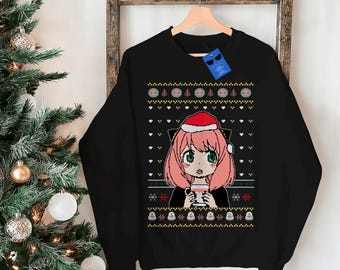 anya spy x family merry christmas pixelart