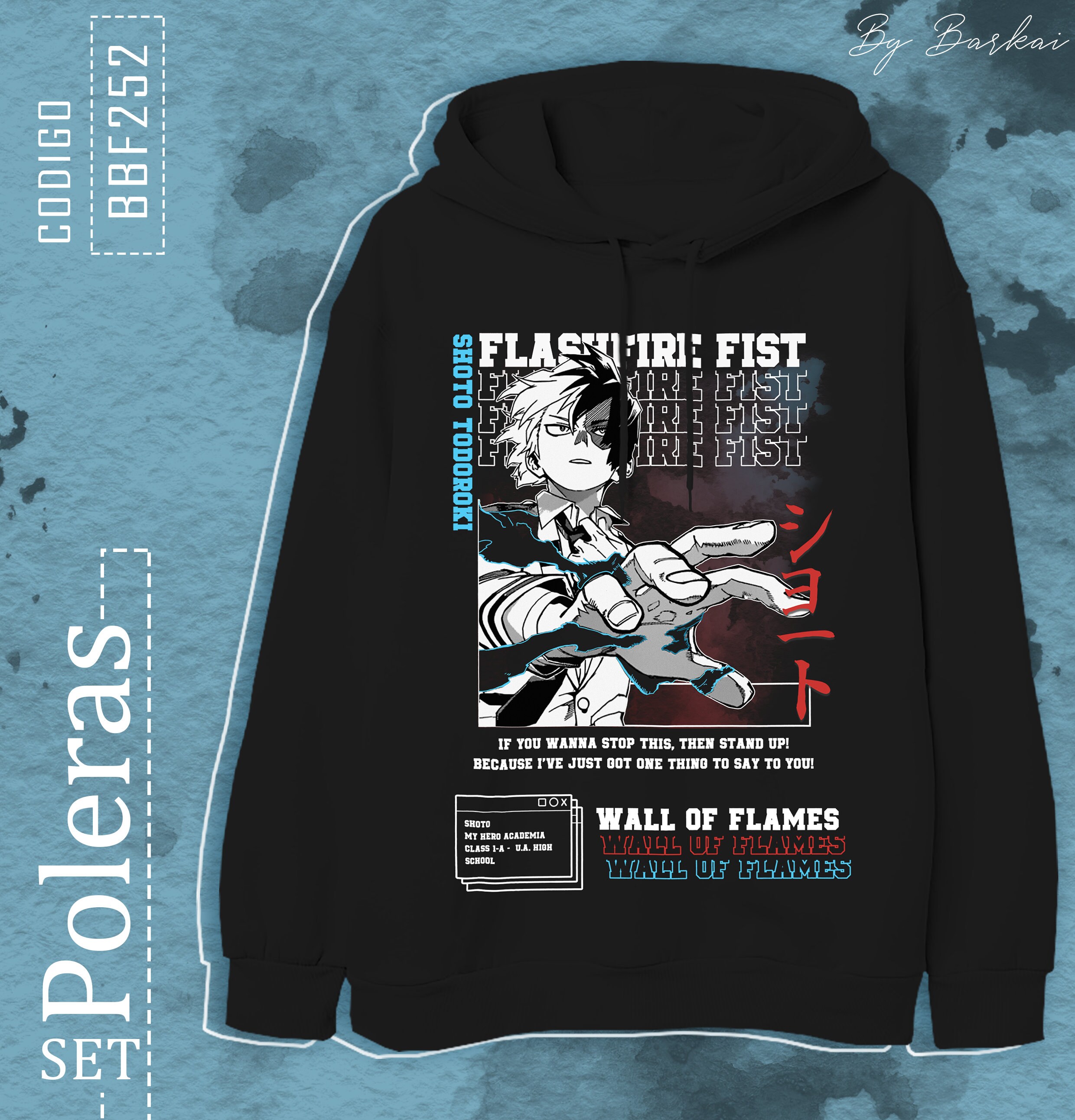 Todoroki Sudadera My Hero Academia My Hero Academia Manga Sudadera