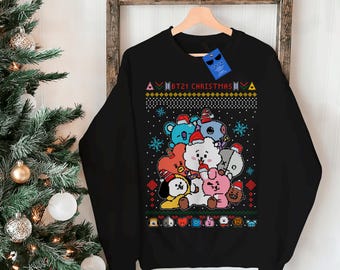 BT21 design pixel edition merry christmas