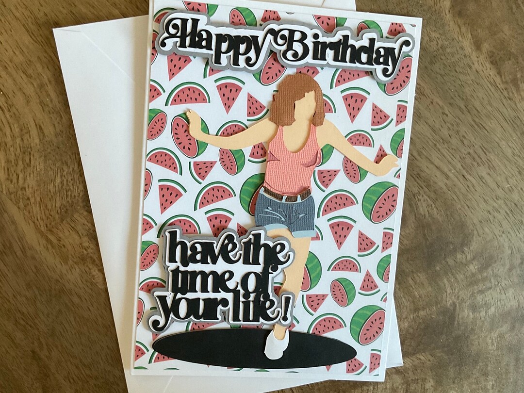 Beautiful Handmade Dirty Dancing Style, Birthday Card, Retro, Cult, 80s ...