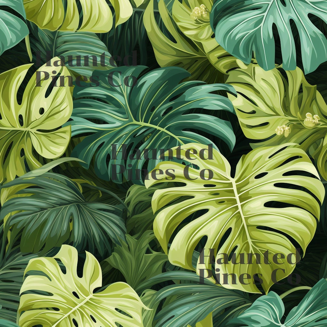 Monstera Pattern Bundle - Etsy