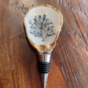 Sea Coral Oyster Shell Wine Bottle Stopper