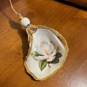 Southern Magnolia Oyster Shell Ornament - Item # 1411