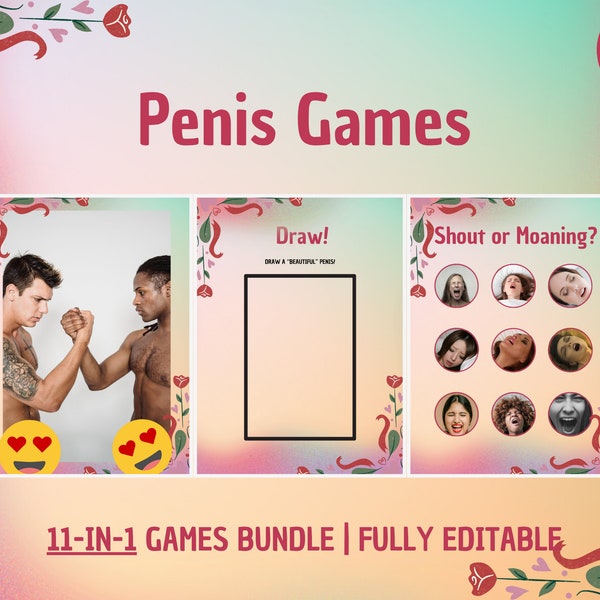 Printable Pink Green Orange Green Penis Games for Ladies | Online Candy for Girls Night | Digital Dirty Sex Game Download for Bachelorette