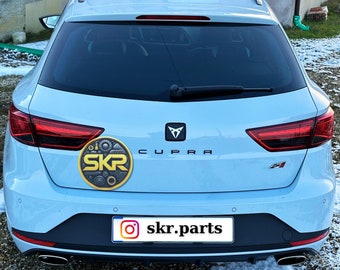 Zurück Cupra-Abzeichen/Emblem Heckklappen-Türgriff als Ersatz für Seat Leon 5F Facelift oder Leon 5F ohne Facelift MK3