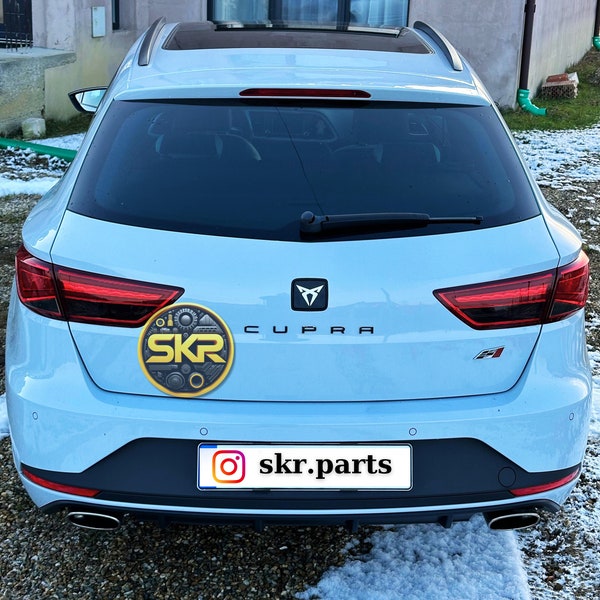 Zurück Cupra-Abzeichen/Emblem Heckklappen-Türgriff als Ersatz für Seat Leon 5F Facelift oder Leon 5F ohne Facelift MK3