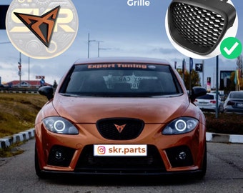 Cupra Badge / Emblem for the HONEYCOMB center grill compatible with Seat Leon 1M / Seat Leon 1P / Seat Ibiza
