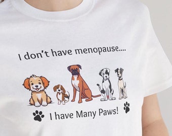 Hunde Liebhaber T-Shirt: Viele Pfoten Grafik Tee