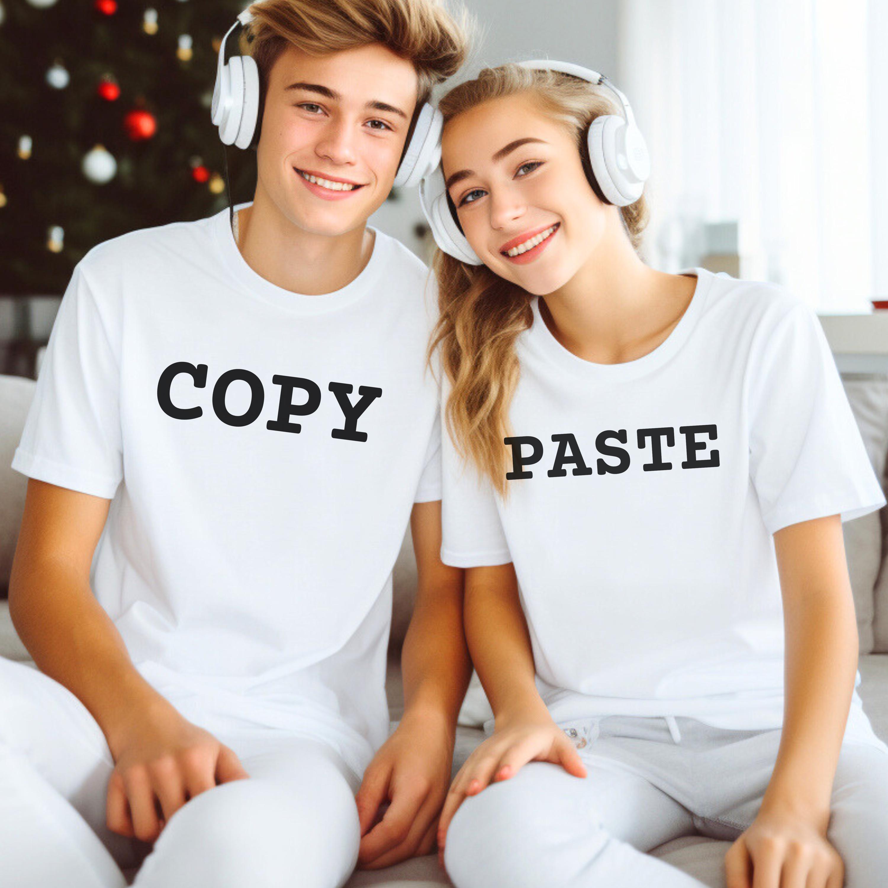 Copy Paste Matching Jersey Tees - Adult & Teen Twins - Etsy