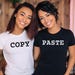 Copy Paste Matching Jersey Tees - Adult & Teen Twins - Etsy