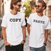Copy Paste Matching Jersey Tees - Adult & Teen Twins - Etsy