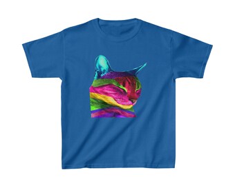 Kids Cat Cotton T-Shirt