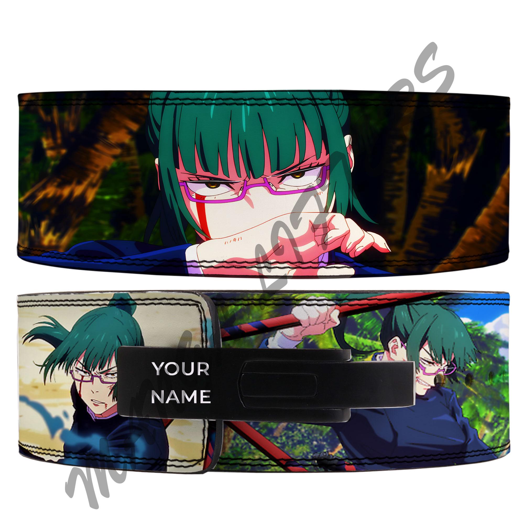 Jujutsu Kaisen Maki Zenin Lever Belt: Anime Powerlifting Gym Belt - Etsy