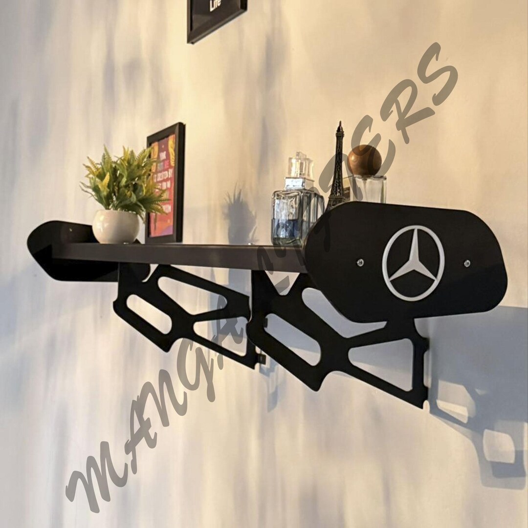Spoiler Wall Rack Custom Mercedes-amg Spoiler Shelf – Wall Mounted Race Car Decor - Etsy ...