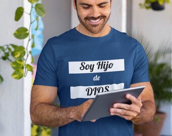 T-shirt chrétien pour homme, cadeau pour ami d'église, t-shirt espagnol, vêtements chrétiens espagnols, t-shirt chrétien