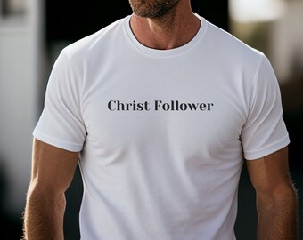 Chemises chrétiennes pour hommes, chemise chrétienne pour hommes, T-shirt chrétien pour hommes, cadeau pour hommes, chemise chrétienne tendance, chemise chrétienne simple