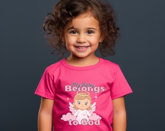 Chemise chrétienne pour les filles, cadeau de chemise chrétienne pour les enfants, chemise de fille en bas âge, tee-shirt graphique pour bébé