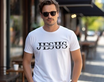 TShirt chrétien pour hommes, T-shirt chrétien pour hommes, cadeau pour hommes, chemises chrétiennes, t-shirts chrétiens pour hommes, chemises religieuses pour hommes
