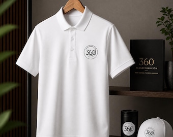 Polo Transformación360 | Chemise à col brodée | Polo de golf unisexe haut de gamme