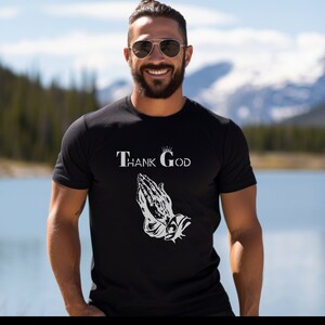Thank You GOD, God Shirt, Church Gift, God T-shirts, Cool Christian Shirts