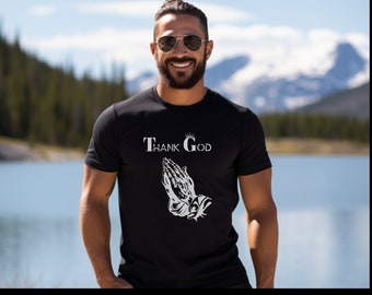 Merci DIEU, Chemise de Dieu, Cadeau de l'Église, T-shirts de Dieu, Chemises chrétiennes cool