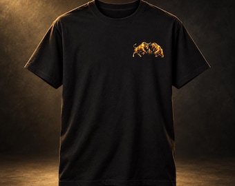 T-shirt « Marché boursier », T-shirt graphique en chandeliers, Cadeau pour day trader