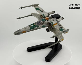 X-Wing Flight Stand STL File | Modular Display Stand for Micro Galaxy Squadron | Cosmic Swap Flight Stands Digital Download