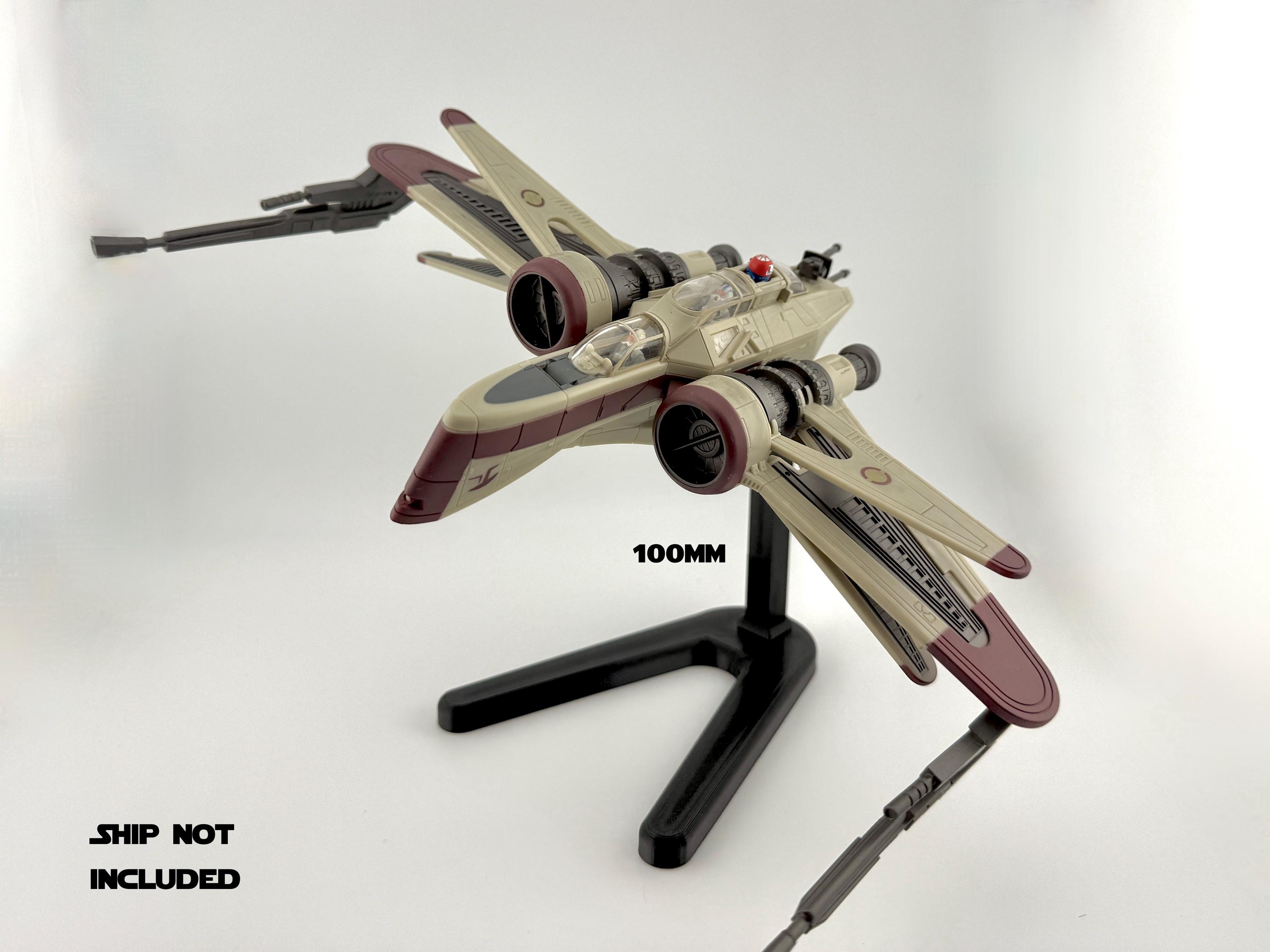 ARC-170 Flight Stand for Micro Galaxy Squadron | Cosmic Swap