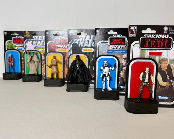 Cardback Keeper Stands for Star Wars the Vintage Collection 3.75