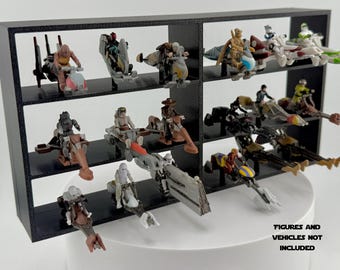 Cosmic Swap Scout Class Display Stand | Peg Display System for Micro Galaxy Squadron | Holds 18 Vehicles