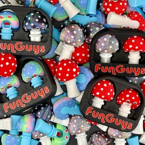 Articulating Mushroom Fidget Toy: 3D Printed FunGuys Gift Set