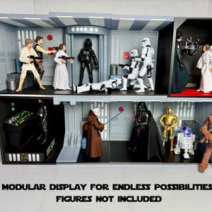 Death Star Station Stacker Display for Star Wars The Black Series 3D Printed Figure Display for Star Wars 1/12 Scale A New Hope Figures