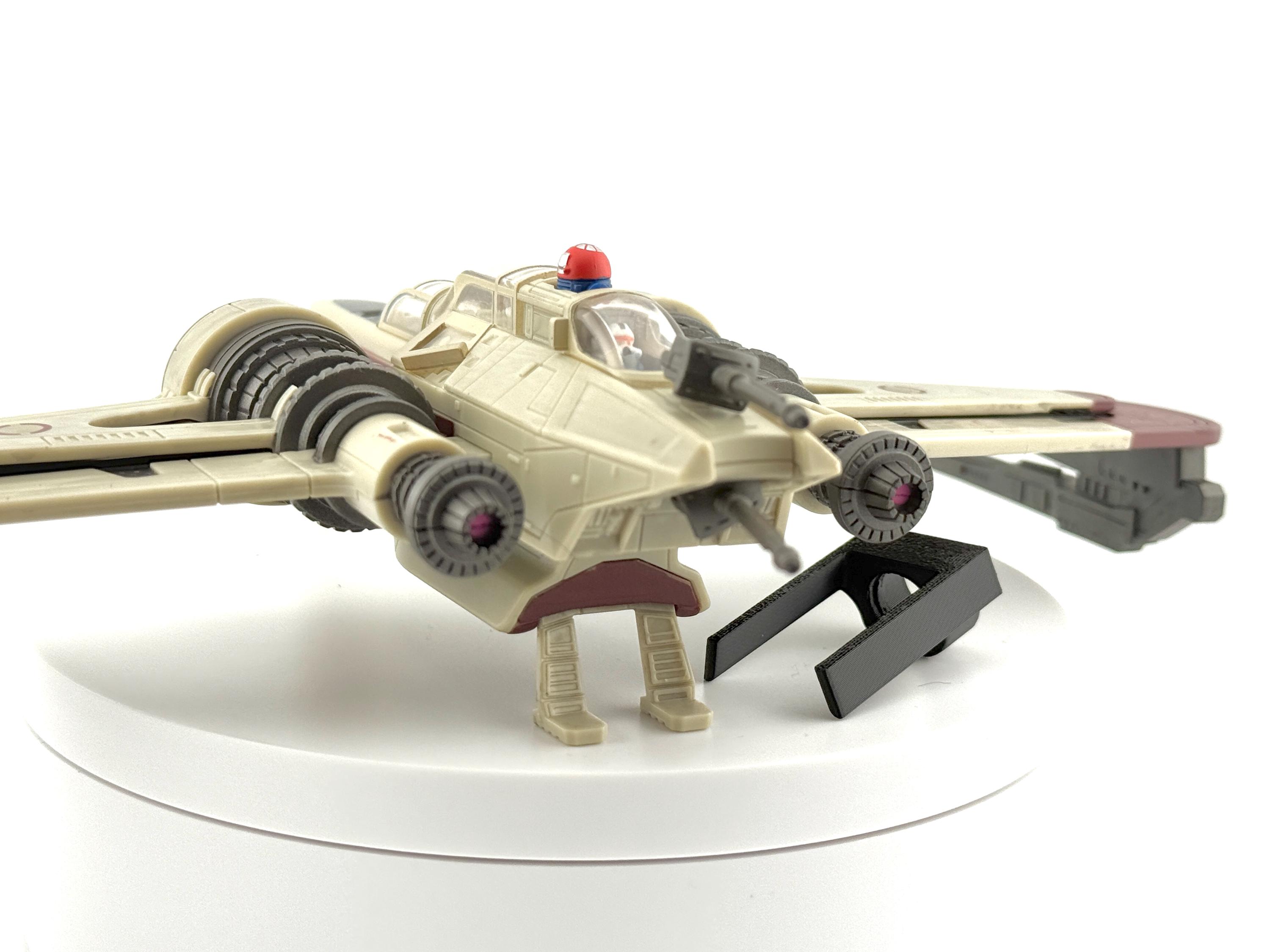 ARC-170 Flight Stand for Micro Galaxy Squadron | Cosmic Swap