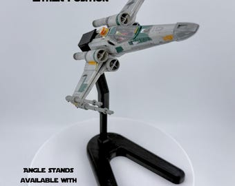 X-Wing Flight Stand – Cosmic Swap Modular Display System for Micro Galaxy Squadron | Rotating / Adjustable / Dynamic Packs
