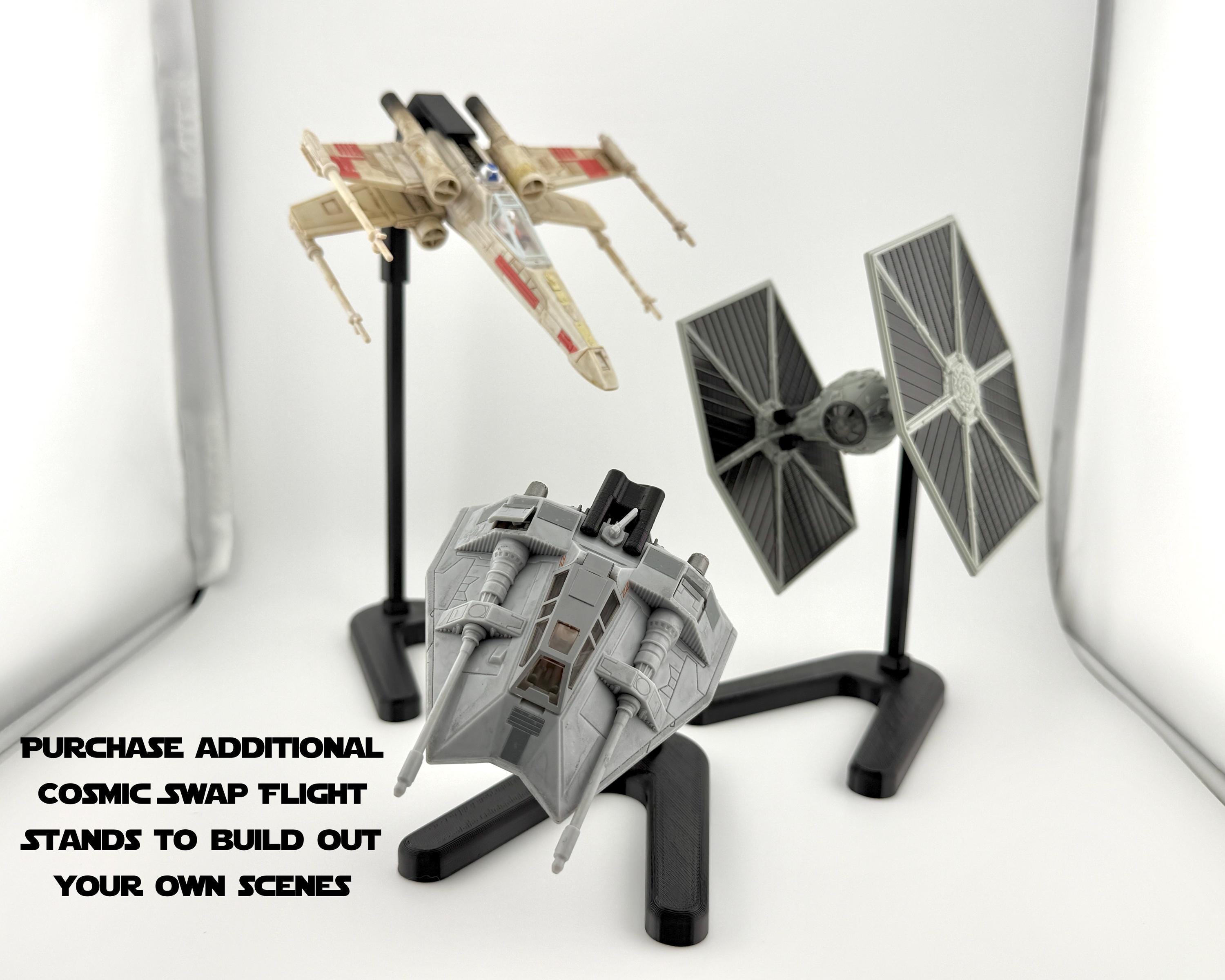 Snowspeeder Flight Stand STL File | Modular Display Stand for