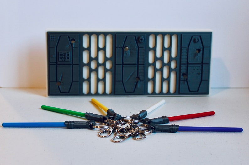 Space Theme Key Rack Lightsaber Key Rack, Wall Mounted Key Hanger, Sci-fi Fantasy Decor, Key ...