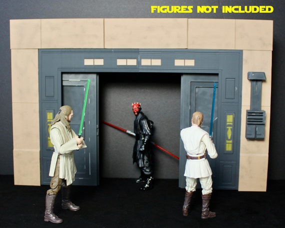 Naboo Door Diorama: Duel of the Fates, 6 Inch Star Wars Figures - Etsy
