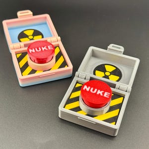 Porte-documents à cliquet Nuke - Interrupteur mécanique bruyant - Jouet espion, Fidget de bureau, gadget anti-stress, cadeau de nouveauté pour adultes